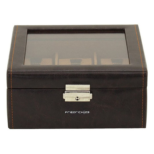 Скринька для зберігання годинника Friedrich Lederwaren Bond коричнева, 6 шт фото №5