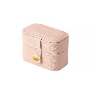 Скринька Casegrace SP-01244 для кілець та ювелірних виробів портативна компактна 6,6*4*4,7 см Pink фото №2