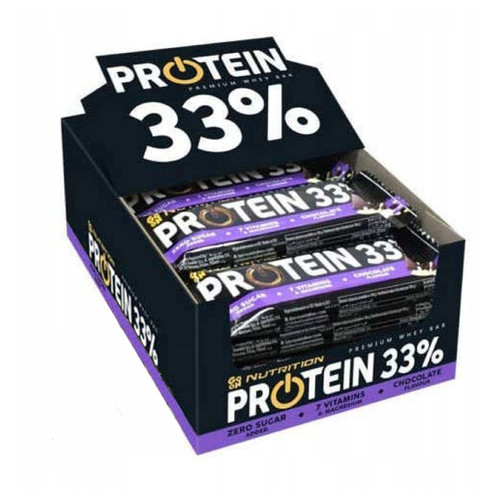 Батончик GoOn Nutrition Protein 33% Bar - 25x50 г шоколаду фото №1