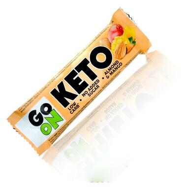 Батончик GoOn Nutrition Keto Bar 50 грам мигдаль-манго фото №1