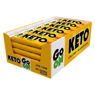 Батончик GoOn Nutrition Keto Bar БЛОК 24*50 грам мигдаль-манго фото №1