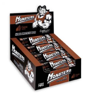 Батончик Monsters Strong Max - 80g x 20шт Cocoa 100-76-8914391-20 фото №2