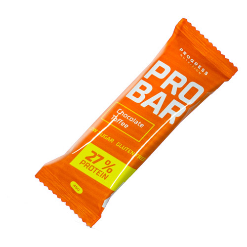 Батончики Progress Nutrition Pro Bar 45 грам шоколад карамель фото №1