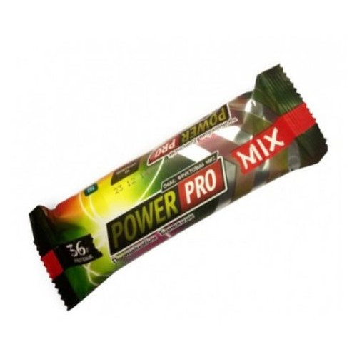 Батончик Power Pro 36% білка 60г горіх Nutella чорнослив та волоський горіх фото №2
