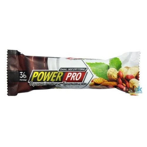 Батончик Power Pro 36% білка 60г горіх Nutella чорнослив та волоський горіх фото №7