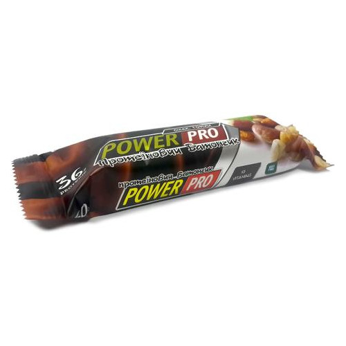 Батончик Power Pro 36% 60г горіх Nutella фото №1