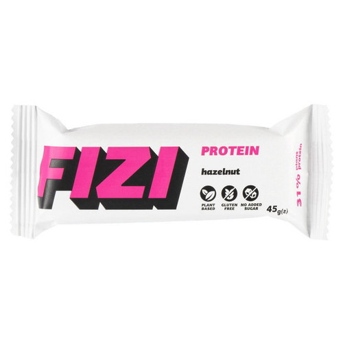 Батончик Fizi Protein Bar 45 г фундук фото №1
