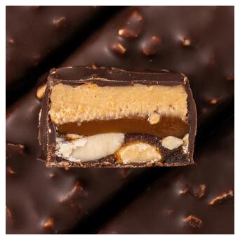Батончик шоколадний FIZI Guilty Pleasure 40г Арахіс-карамель (14620002) фото №3
