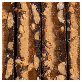 Батончик шоколадний FIZI Guilty Pleasure 40г Арахіс-карамель (14620002) фото №4