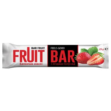 Батончик Вітапак Fruit Bar с ягодами клубники 25г (4820113925689) фото №1