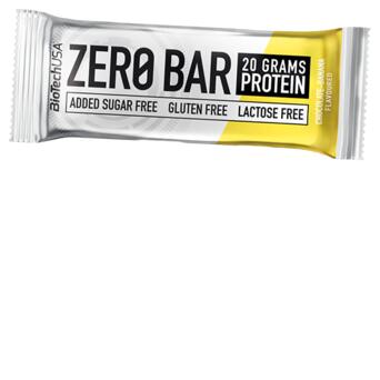 Батончик Bio Tech Zero bar 50 г - шоколад-банан фото №1