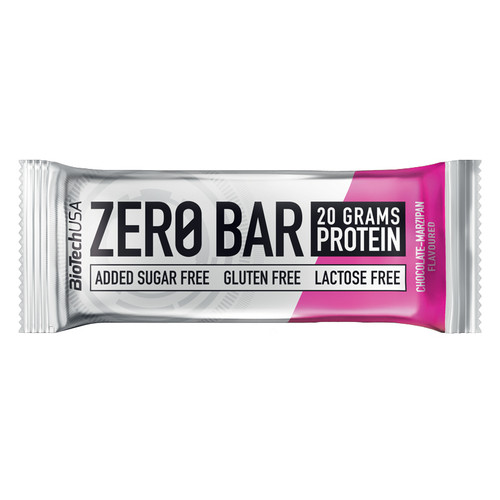 Батончик Bio Tech Zero bar 50 грам - шоколад-марципан фото №2