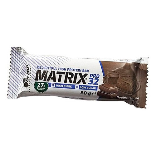 Спортивний батончик Olimp Nutrition Matrix pro 32 80г Подвійний шоколад (14283001) фото №1