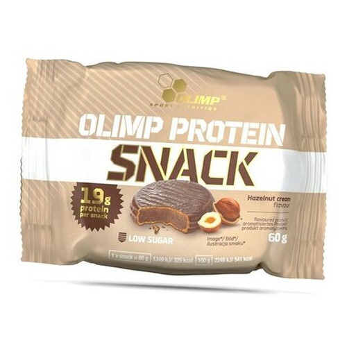 Спортивний батончик Olimp Nutrition Protein Snack 60г Горіх (14283008) фото №1