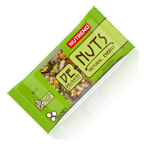 Батончики Nutrend DeNuts 35 грам фісташка-насіння соняшника фото №1