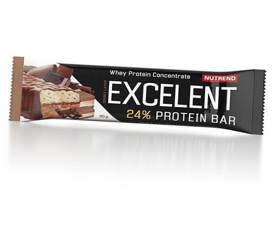 Батончик Nutrend Excelent Protein Bar Double, 85 г, шоколад нуга з журавлиною (757) фото №2