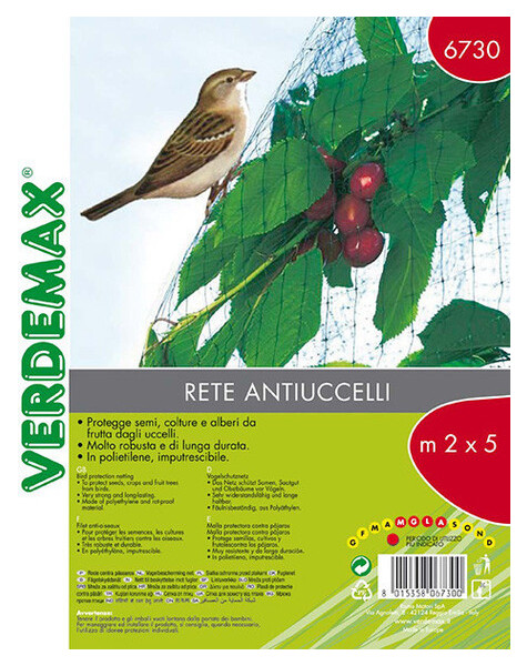 Сетка для защиты от птиц Verdemax 2х5м 8015358067300 фото №2