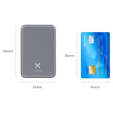 Батарея универсальная Vinga 5000 mAh 20W/15W Wireless (VPBB520WL) фото №5