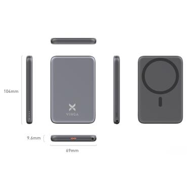 Батарея универсальная Vinga 5000 mAh 20W/15W Wireless (VPBB520WL) фото №6