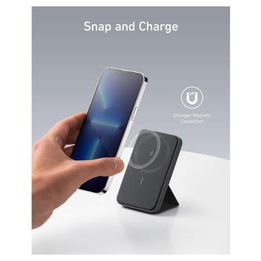 УМБ Anker 622 Magnetic Wireless Portable Charger 5000mAh Black (A1614) фото №2