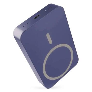Батарея универсальная EMOS 10000mAh WI1046, 20W, Wireless, blue (B0551BL) фото №3