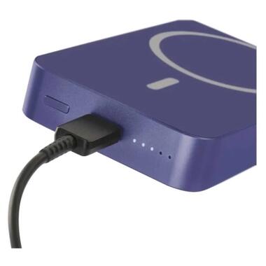 Батарея универсальная EMOS 10000mAh WI1046, 20W, Wireless, blue (B0551BL) фото №8