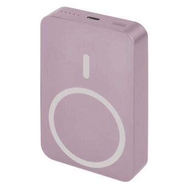 Батарея универсальная EMOS 10000mAh WI1046, 20W, Wireless, salmon (B0551S) фото №2