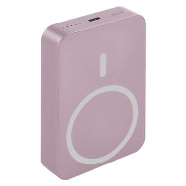 Батарея универсальная EMOS 10000mAh WI1046, 20W, Wireless, salmon (B0551S) фото №12