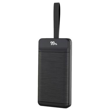 Батарея универсальная XO 30000mAh, PD/18W, QC3.0/22.5W, flashlight, Input(Micro,Type-C,Lightning), Output(3*USB,Type-C) (XO-PR156 / 29212) фото №1