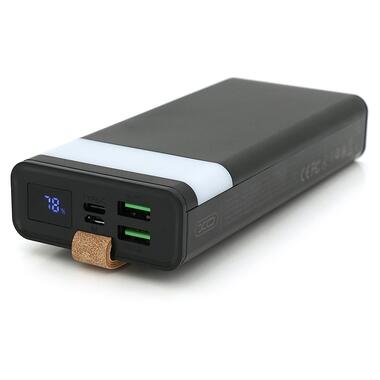 Универсальная мобильная батарея XO XO-PR129 20000mAh Black (XO-PR129/29303) фото №1