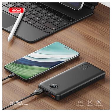 Внешний аккумулятор XO PR238 - 10000 mAh PD20W + QC22.5W (Черный) фото №4