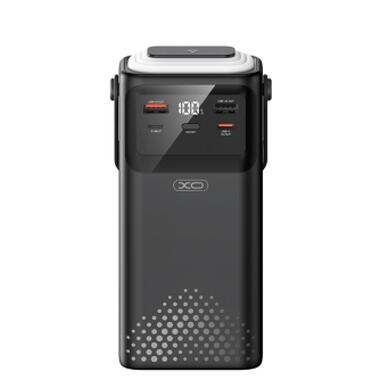 Батарея универсальная XO 30000mAh, PD/20W, QC/22,5W, Lamp, black (XO-PR285) фото №5