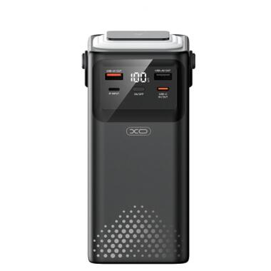 Батарея универсальная XO 80000mAh, PD/20W, QC/22,5W, Lamp, black (XO-PR287-BK) фото №1