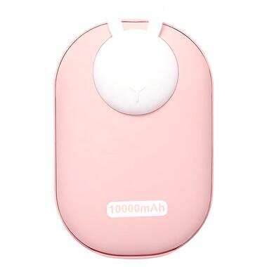 Портативное ЗУ Power Bank Epik GXZ-N705 2in1 с обогревателем для рук 10000 mAh Pink / Rabbit фото №1