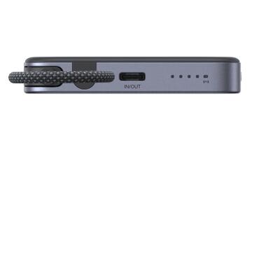 Внешний аккумулятор Ugreen 10000 мАч 30 Вт, 1x USB-C + магнитная беспроводная зарядка 15 Вт, кабель USB-C, чёрный (75982B) фото №6