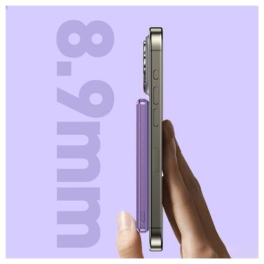 Зовнішний акумулятор Wk Wekome Ultra-Thin Magnetic 5000mAh 15W фіолетовий (WP-30) фото №5