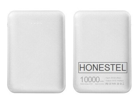 Внешний аккумулятор Honestel CD15 Power Bank 10000mAh white фото №5