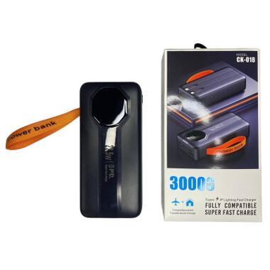 Батарея универсальная XoKo 30000mAh, 22,5W, PD, QC, black (WK-CK-018) фото №3
