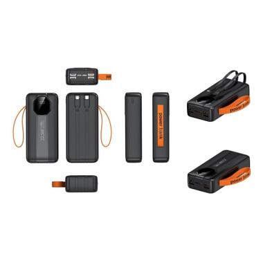Батарея универсальная XoKo 30000mAh, 22,5W, PD, QC, black (WK-CK-018) фото №2