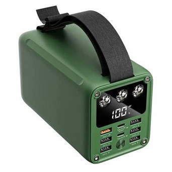 Зовнішній акумулятор Power Bank Konfulon A28Q 60000mAh 22.5W Green фото №1