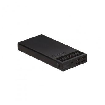 Павербанк зовнішній акумулятор XPRO RPP-102 20000 mAh з індикацією заряджання чорний (32607-01) фото №2
