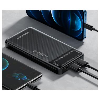 Портативний зарядний пристрій AWEI P5K 10000mAh чорний (AM-3163_402) фото №5
