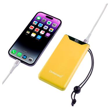 Батарея универсальная Intenso F10000 10000mAh QC/3.0 yellow (7332039) фото №4
