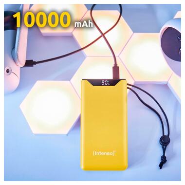 Батарея универсальная Intenso F10000 10000mAh QC/3.0 yellow (7332039) фото №6