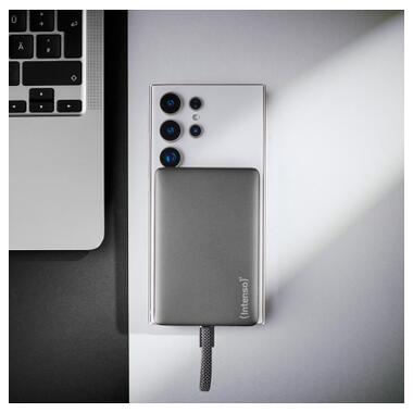 Батарея универсальная Intenso MC10000 10000mAh PD/20W MAG Grey (7340034) фото №2