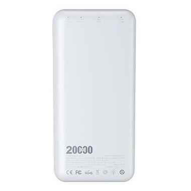Універсальна мобільна батарея Proda AZEADA Chuangnon AZ-P07 20000 mAh 22.5W fast charging, білий фото №2