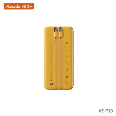 Універсальна мобільна батарея Proda Azeada Shilee AZ-P10 10000mAh 22.5W Yellow (PD-AZ-P10-YEL) фото №3