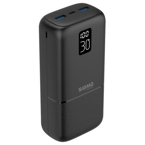 Універсальна мобільна батарея Sigma mobile X-Power SI30A3QL 30000mAh Black (4827798423912) фото №2