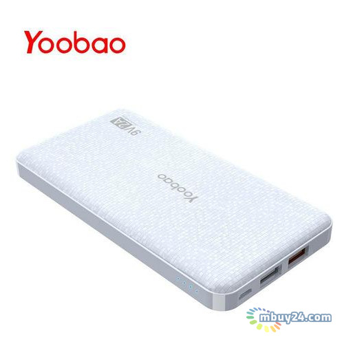 Внешний аккумулятор Power Bank Yoobao Q12 12000 mAh Quick Charge 3.0 фото №1