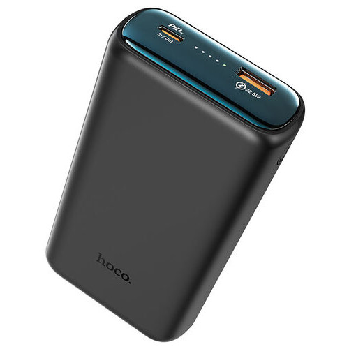 Зовнішній акумулятор Hoco Q1A Kraft Fully Compatible 20.000mAh Black фото №2